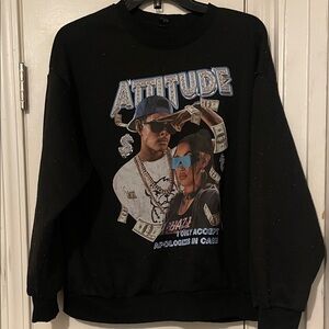 Black Graphic women’s sweatshirt